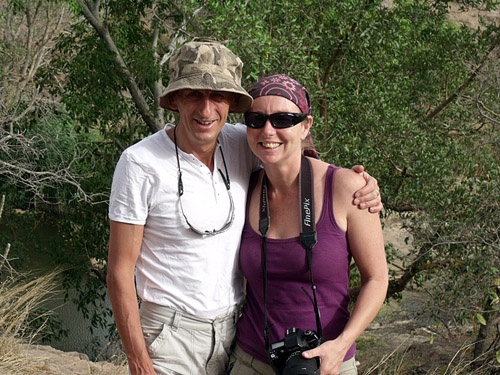 Chris and Serena at Ranthambore