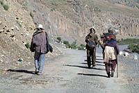 Road Workers Going Home, Himachel Pradesh, India