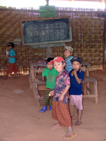 Children in a village school, Hsipaw, Myanmar