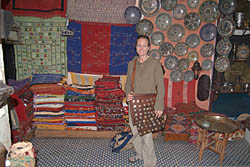 Me in Abdul's Shop, Marrakech, Morocco