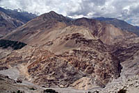 Scenery from Mountain Pass Leaving Spiti Valley, Himachel Pradesh, India
