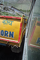 A Tight Squeeze Leaving Spiti, Himachel Pradesh, India