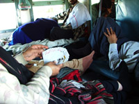 spread out. Train, India