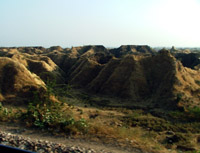 strange landscape, India