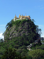 Temples atop Mount Popa, Myanmar