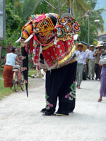 Dancing elephant, Nyaungswhe, Myanmar