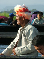 Man in turban, Myanmar