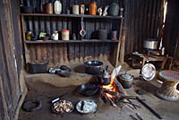 Inside a teahouse near Bhulbhule