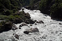 Marsyangdi River from bridge
