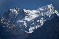 Snowy mountain-tops en route to Chame