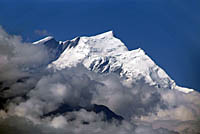 View of mountians Tatopani to Ghorepani