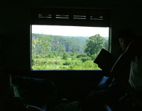 View of Gokteik Viaduct from the train, Myanmar