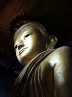 Buddha Image, Mandalay Hill, Myanmar