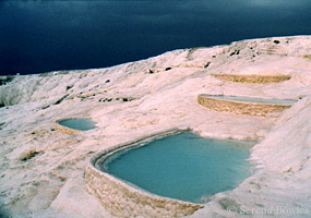 Mineral pools at Pamukkale, Turkey